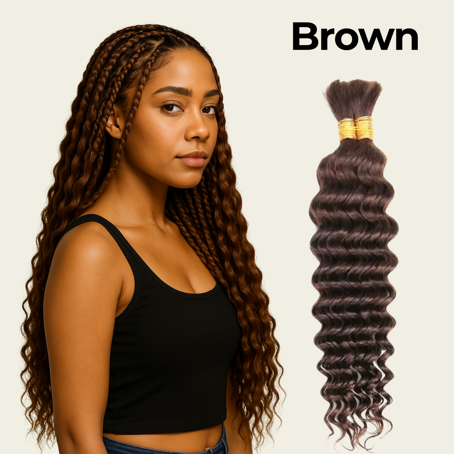 Lunia® Deep Wave Braiding Hair