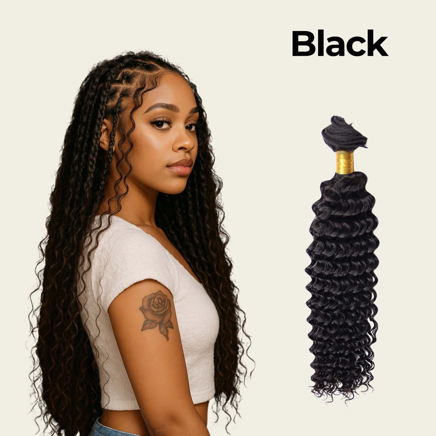Lunia® Deep Wave Braiding Hair