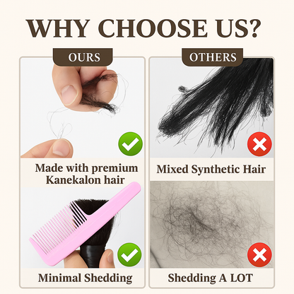 Lunia® Deep Wave Braiding Hair